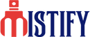 mistify mobile logo red blue